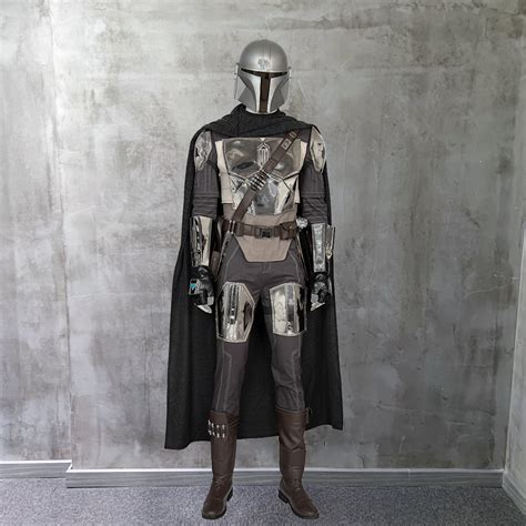 mandalorian costume|Star Wars Deluxe Adult Mandalorian Costume, Mens Halloween Costume ...